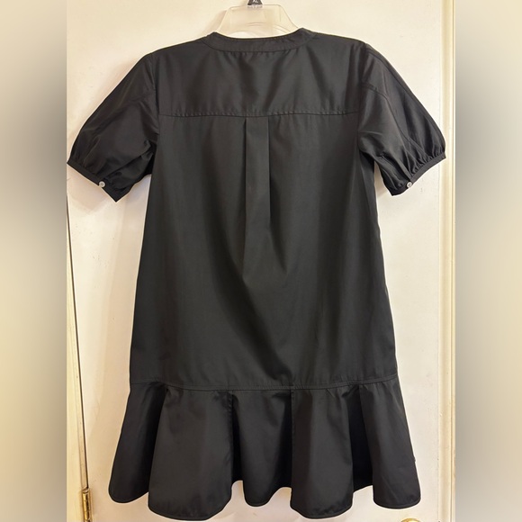 J. Crew Delilah Dress in Cotton Poplin Black - Picture 4 of 4
